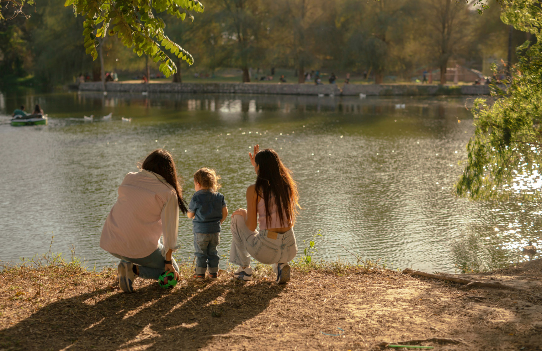 Family at Water
