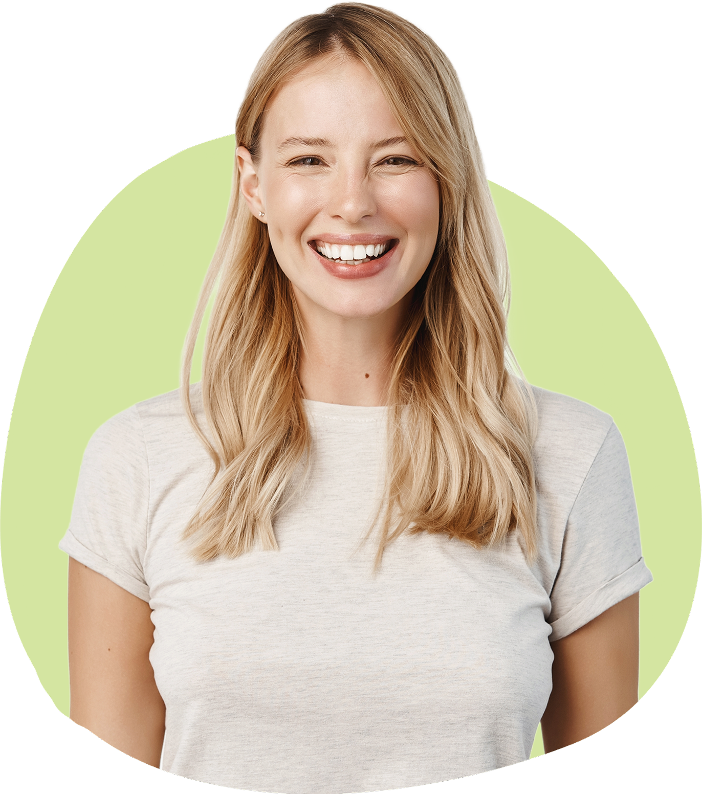 IV Therapy Woman Smiling